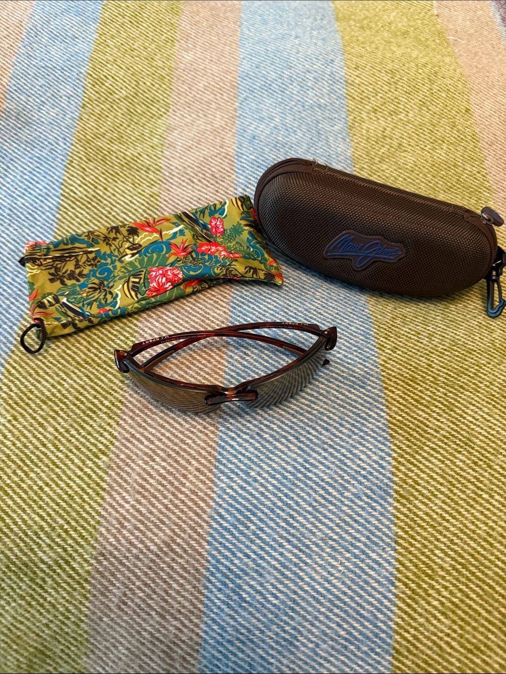 Maui Jim Brown Frames with Dark Polarized Lenses